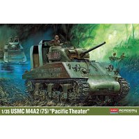 USMC M4A2 75 Pazifik-Schauplatz von Academy Plastic Model