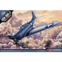 USN SBD-2 Midway von Academy Plastic Model