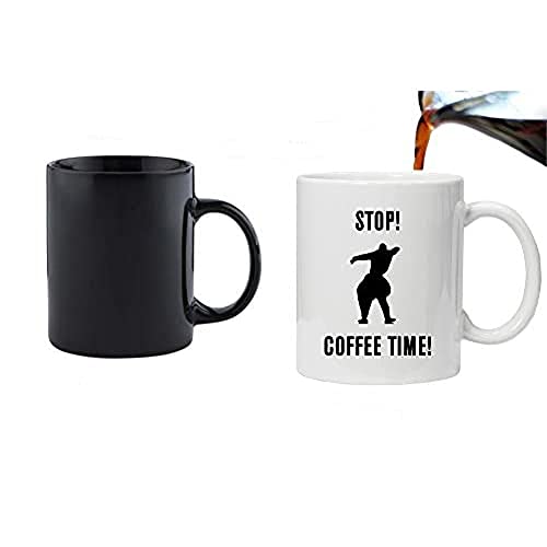 Acen "MC Hammer inspiriert – Stop. Coffee Time Magic 'Neuheit Keramik Kaffee Tee Becher von Studios, weiß, 11 Oz von Acen Merchandise