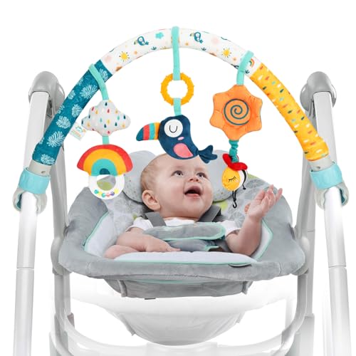 Aceshop Kinderwagen Spielzeug für Babys, Baby Spielzeug 0-6 Monate Baby Kinderwagen Spielzeug mit Rassel Musik Squeak Krippe Mobile Spielzeug Kinderwagen Babyschale Spielzeug für Neugeborene Geschenk von Aceshop