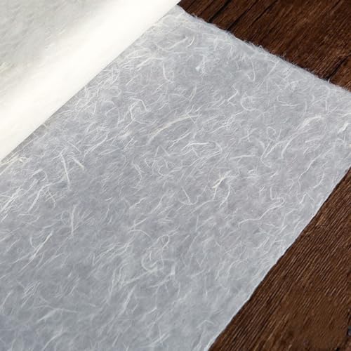 Acidea Natürliches Maulbeerpapier, 50 Blatt 30 x 40cm, Naturfaser Textur, Naturfaser-Reispapier, Chinesischer Stil Handgefertigt, Handgeschöpftes Papier Ideal Zum Malen, DIY Handwerk, Scrapbooking von Acidea