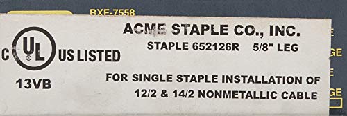 Acme Staple 652126R Heftklammern-Beinlänge (1000 Stück), 15 cm von Acme Staple