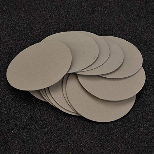 [50 blatt] 75mm wasserdichtes Schleifpapier #1000 Runde Schleifpapier für Schleifmaschinen Spiegelpolieren 3 Zoll Runde Schleifpapierhalter Set Schleifpapier Polierset Keine Löcher von Acouto