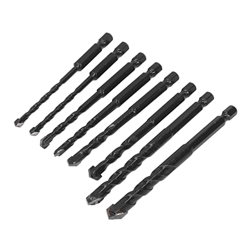 8pcs Mauerwerk Drill Bit Zementiertes Carbid 6,35 Mm Sechskant Shank Schwarzes Set Kit für Fliesenbeton Ilient für den Begriff Gebrauch. Mauerwerk Drill Bitdrill Bittile Bitcarbide Bithex Bitcarbide 8pcs Mauerwerk Drill Bit Zementiertes Carbid 6,35 Mm Sechskant Shank Schwarzes Set Kit für Fliesenbeton Ilient für den Begriff Gebrauch. Mauerwerk Drill Bitdrill Bittile Bitcarbide Bithex Bitcarbide von Acouto