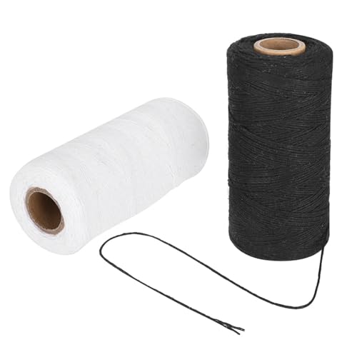 Acouto Rohes Baumwollweber -Warp -Faden, 1 Mm, 250 M, 8/4 -Gewinde für Teppiche und Decken Acouto Rohes Baumwollweber -Warp -Faden, 1 Mm, 250 M, 8/4 -Gewinde für Teppiche und Decken von Acouto