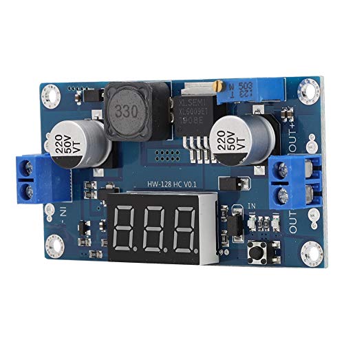 Boost-Konverter 12 V, DC DC 4,5 V 32 V auf 5–55 V, Einstellbares Boost-Konverter-Modul mit Voltmeter-Anzeige für PCB Craft von Acouto