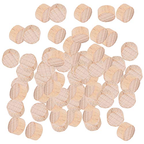 Buche Unvollendete Holzscheibe DIY Basteln Runde Holzscheiben Chipzubehör 100pcs X 3 Bags2 Cm Verwendet, um Schmuck Holzscheibe zu Machen (1cm) von Acouto