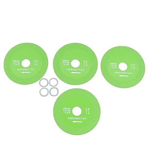 Glasschneidscheiben Ultra Dünn Diamantblattrad Set für Weinflaschen Jadestone 4in Glaive Green für -Enthusiasten Glasschneidscheiben Ultra Dünn Diamantblattrad Set für Weinflaschen Jadestone 4in Glaive Green für -Enthusiasten von Acouto