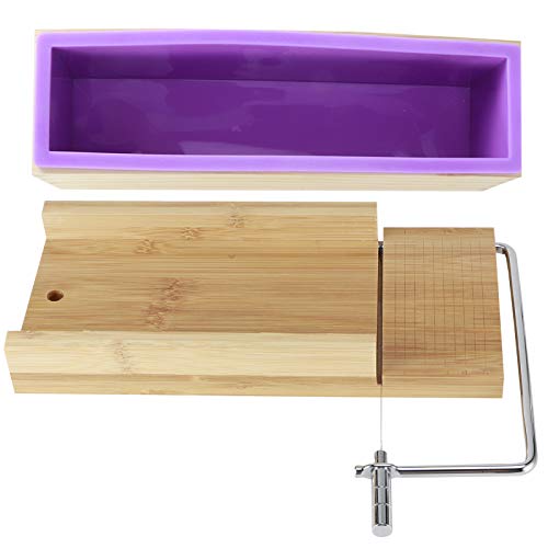 MOPPOSAP Cutter Purple Multifunktion DIY Verstellbares Handgemachte Seifenschneider -Formdrahtmaschine Atmungsaktives Wärmewap -Schneiden von Acouto