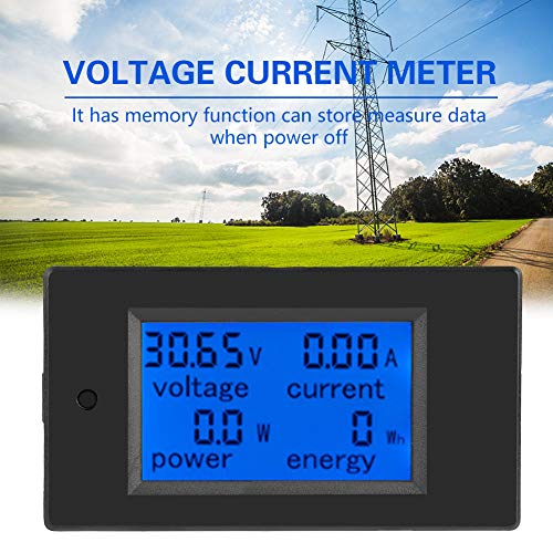 PEACEF PZEM-03 DC 6 5–100 V LCD-Digital-Strom-Energie-Spannungs-Strom-Messgerät, Messdaten, Auch Wenn das Gerät Ausgeschaltet Ist, Können Sie Problemlos Messen von Acouto