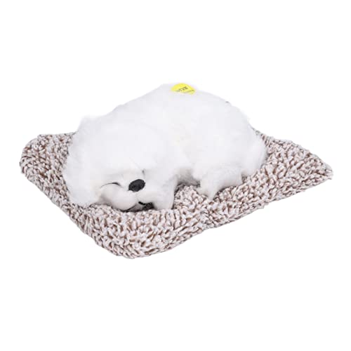 S Dog Adorable S Puppy Toys Dekorationen Geschenke für Mädchen White Block Nap Dog von der Basis Unseres S Dog Toy Strahlt den S Dog S PuppyAdorable S Puppy Dog Toy Dog aus von Acouto