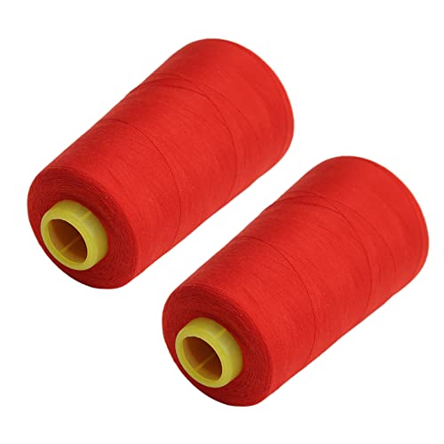 Serger Gewinde Nähte Gewinde 2pcs Sergergewinde Hohe Festigkeit Robustes Polyester -rotes Nähfaden Zum Täglichen Quilt -Spleißen Bruch Diese Nähen Rot Gefertigten und Verblassen und Serger Gewinde Nähte Gewinde 2pcs Sergergewinde Hohe Festigkeit Robustes Polyester -rotes Nähfaden Zum Täglichen Quilt -Spleißen Bruch Diese Nähen Rot Gefertigten und Verblassen und von Acouto