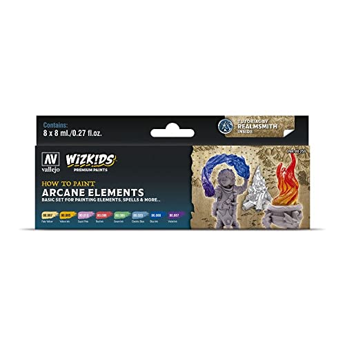 Farb-Set, WizKids Arcane Elements, 8 x 8 ml von Vallejo