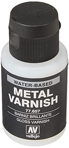 Vallejo VJ77657 AV Metallfarbe, glänzender Metalllack, 32 ml (1er Pack) von Vallejo