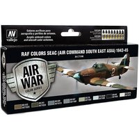 RAF SEAC 1942-1945 - Air War - Farbset - 8 x 17 ml von Acrylicos Vallejo