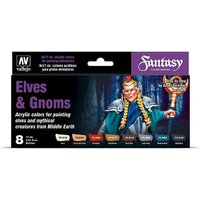 Elfen & Gnome, Farb-Set (8 x 17ml) von Acrylicos Vallejo