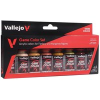 Farb-Set - Haut-Töne - 8x18ml von Acrylicos Vallejo