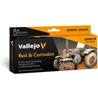 Farb-Set Rost und Korrosion - 8 x 18 ml von Acrylicos Vallejo