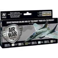 Model Air Farbset - MiG 29 Fulcrum (8x17ml) von Acrylicos Vallejo