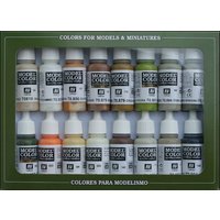 Model Color Set Earthtones (16) von Acrylicos Vallejo