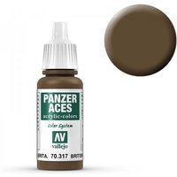 Panzer Aces 017 British Tankcrew 17 ml von Acrylicos Vallejo