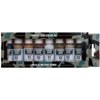 Panzer Aces Set No2 (8 Farben) (Wood, Leather, Canvas, Mud) von Acrylicos Vallejo