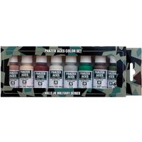 Panzer Aces Set No6 (8 Farben) (Skintones, Splinter Camo) von Acrylicos Vallejo