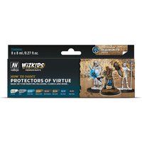 WizKids Protectors of Virtue - Farb-Set 8 x 8 ml von Acrylicos Vallejo