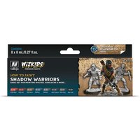 WizKids Shadow Warriors - Farb-Set 8 x 8 ml von Acrylicos Vallejo