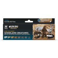 WizKids Woodland Creatures - Farb-Set 8 x 8 ml von Acrylicos Vallejo