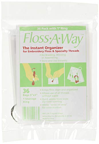 Action Bag Floss-A-Way Organizer-Werkzeug-Set, Nicht zutreffend, Mehrfarbig, 36 Count (Pack of 1) von Action Bag