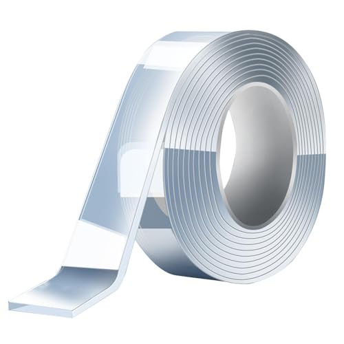 Acunny Doppelseitiges Klebeband Extra Stark Double Sided Tape Transparent Nano Tape Ablösbar Doppelseitig Klebeband Doppelseitiges Klebeband, Strapazierfähig von Acunny