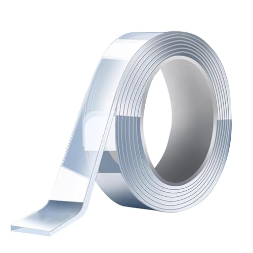 Acunny Doppelseitiges Klebeband Extra Stark Double Sided Tape Transparent Nano Tape Ablösbar Doppelseitig Klebeband Doppelseitiges Klebeband, Strapazierfähig von Acunny