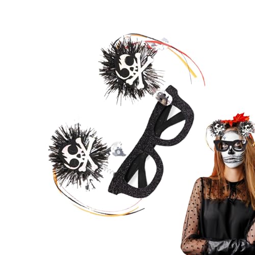 Acunny Halloween-Brillen,Halloween-Brillen für Kinder | Lustige Neuheitsbrillen - Anziehbrillen, Halloween-Fotokabinen-Requisiten, gruselige Maskerade-Brillen von Acunny