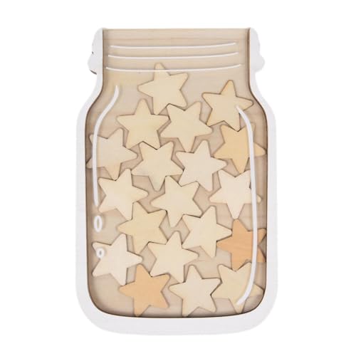 Acunny Magnetisch Belohnungsglas Für Kinder, Star Reward Jars, Stern Personalisiertes Belohnungsglas Kinder Aus Holz | Interaktive Verhaltensgläser Für Lehrer Und Schüler, Niedliche von Acunny