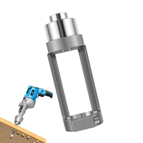 Vierkantloch-Bohrer-Adapter, Stemmaufsatz Aus Aluminiumlegierung Bohrer-Adapter Für Quadratische Löcher, Holzbearbeitungs-Einsteck-Vierkant-Bohrer-Adapter von Acunny