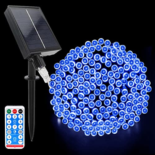 Acxilexy Solar Lichterkette Aussen, 22M 200 LED Weihnachten Lichterketten, 8 Lichtmodi, Fernbedienung&Timer, IP65 Wetterfest Solar Lichterkette Deko für Balkon Garten Weihnachten von Acxilexy