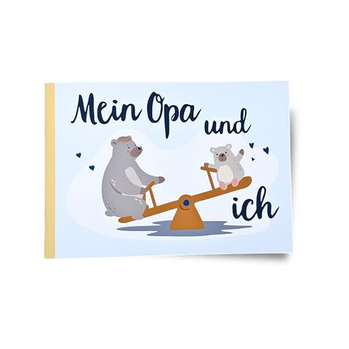 Adamo® Erinnerungsalbum für die Familie – Perfekt für unvergessliche Momente | Geschenkbuch | Fotobuch (Mein Opa und ich) von Adamo