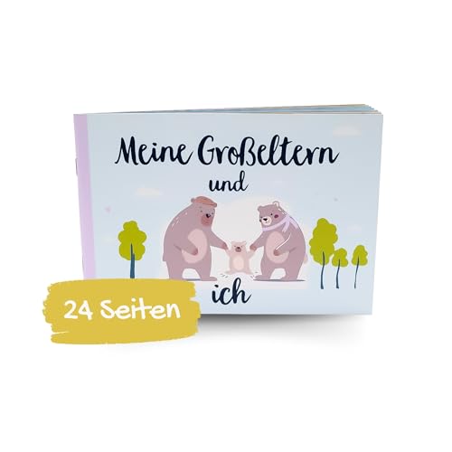 Adamo® Erinnerungsalbum für die Familie – Perfekt für unvergessliche Momente | Geschenkbuch | Fotobuch (Meine Großeltern und ich) von Adamo