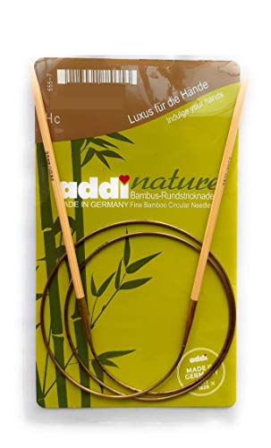 ADDI Rundstricknadel Bamboo, Bambus, 100cm, 5.5 von Addi