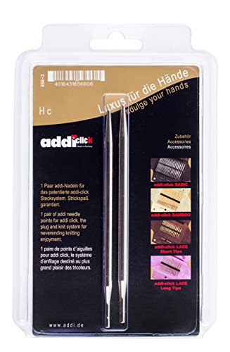 Addi 656-2 Click Nadelspitzen Metall Basic, 6 mm von Addi