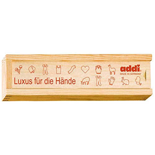 Addi Aufbewahrungsbox für Häkelnadeln, Holz, 17,8 cm von Addi