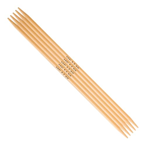 Addi Strumpfstricknadeln Bamboo, Bambus, Mehrfarbig, 23 x 4 x 1 cm von Addi