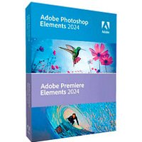 Adobe Photoshop Elements & Premiere Elements 2024 Software Vollversion (PKC) von Adobe