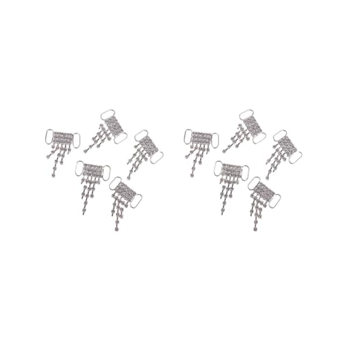 2 Set 5 Stück Quasten Kristall Strass Bikini Connector Kleidungsstück Dekoration Kette von Adoorniequea