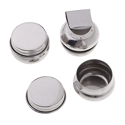 3 Pack Edelstahl Single Dipper Palette Cup Clip Mit Deckel Ölgemälde von Adoorniequea