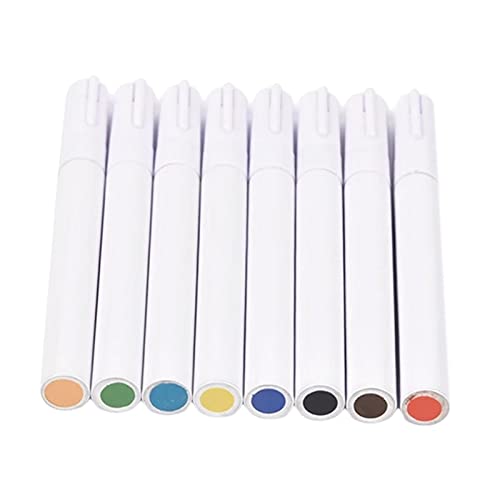 Adoorniequea 8 Farben Unterglasur Marker Pen Set Farbige Stift Keramik Marker DIY Projekte von Adoorniequea