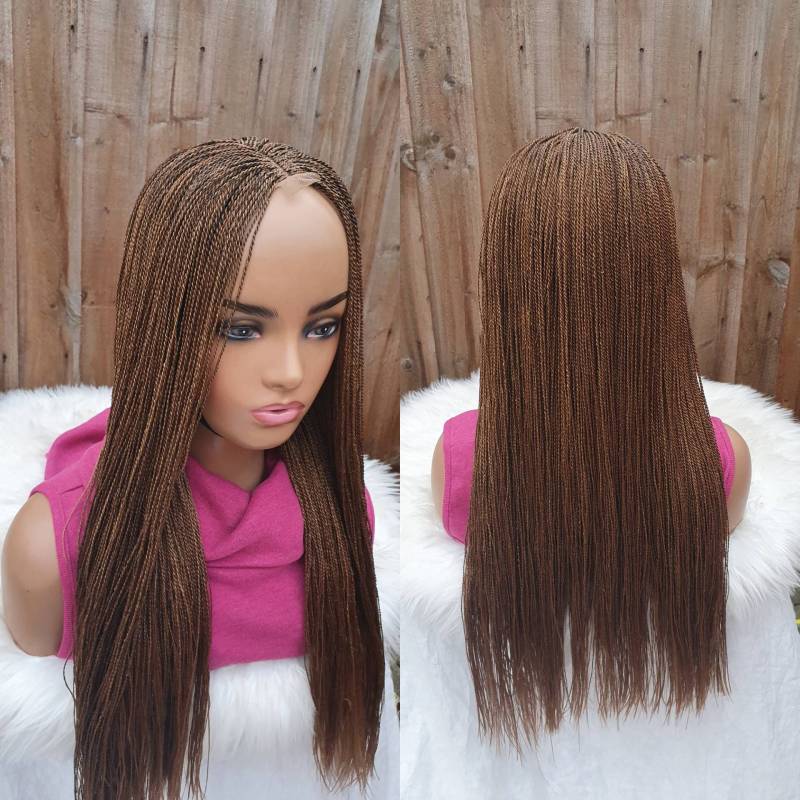 Hand Made Braided Micro Twist Wig/Senegalese 26 Inch | 27 & 30 Mix. Ready To Ship von Adorablewigsuk