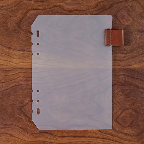 6 Ringe Binder Divider Einführbare Tabs Trennwand Binder Trennwand 6-Loch Abschnitt Indexe Trennwand für Ordner von Adrosstoller