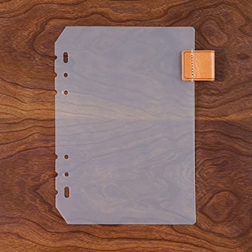 6 Ringe Binder Divider Einführbare Tabs Trennwand Binder Trennwand 6-Loch Abschnitt Indexe Trennwand für Ordner von Adrosstoller